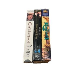 Factory Sealed VHS Tape Lot of 3 The King And I Forces of Evil and Golden Pond